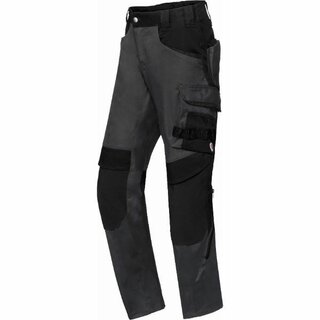 BP Arbeitshose Stretch 1825-032-5632, 46/short anthrazit/schwarz