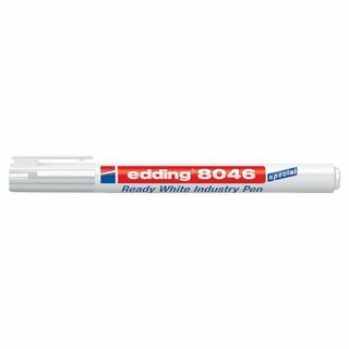 Edding - Marker 8046 - Ready Industrial - Strichstrke: 1-3mm - wei