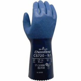 Showa CS720 Chemikalienschutzhandschuh, Gre: S, 1 Paar