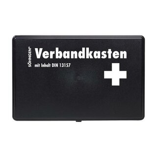 Shngen Verbandkasten KIEL 3003003, Kunststoff, mit Inhalt DIN 13157, schwarz