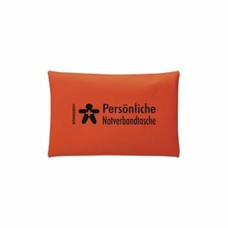 Notfallverbandtasche Shngen, praktische Reiverschlusslasche, orange