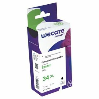 Tinte Wecare kompatibel mit Epson 34XL, schwarz