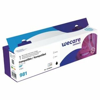 Tinte Wecare kompatibel mit HP 981X/L0R12A, schwarz