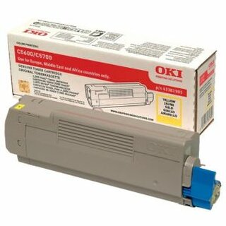 Oki 43381905 Toner - C5600 C5700 - gelb