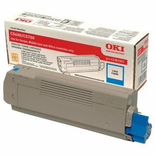 OKI 43381907 - Toner - C5600 C5700 - cyan