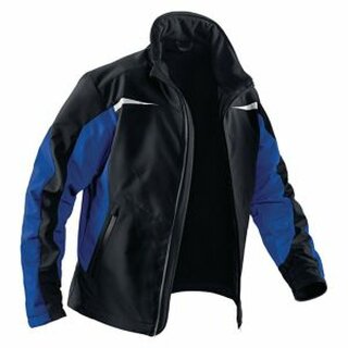 Softshell Jacke Kbler 1241 7322-9946, Gre: S, Schwarz/Kornblumenblau