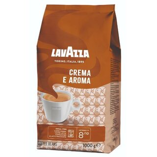 Kaffee Lavazza Crema E Aroma, ungemahlen, 1000g, 6 Stck