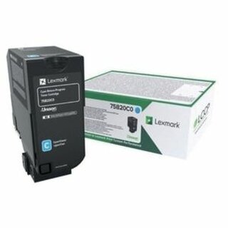 Toner Lexmark 75B20C0, geeignet fr CS/CX727/CS728, cyan, 10000 Seiten