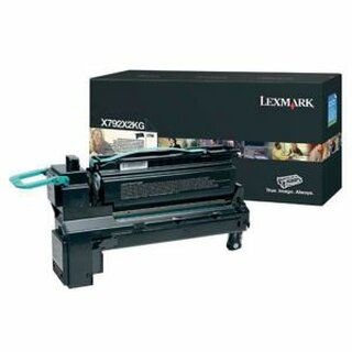 Lexmark X792X2Kg Toner, 20000 Seiten, Schwarz