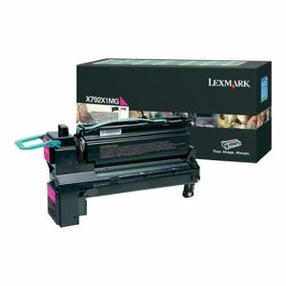 Tonerkasette Lexmark X792X1MG, Reichweite: 20.000 Seiten, magenta