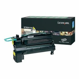 Tonerkasette Lexmark X792X1YG, Reichweite: 20.000 Seiten, gelb