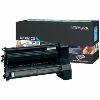 Rckgabetoner Lexmark C780A1CG, Reichweite: 6.000 Seiten, cyan