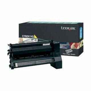 Rckgabetoner Lexmark C782X1YG, Reichweite: 15.000 Seiten, gelb