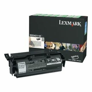 Lexmark X654X11 Toner X654, 36000 Seiten, schwarz