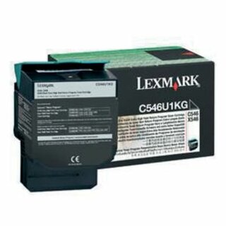 Toner Lexmark C546U1KG, Reichweite: 8.000 Seiten, schwarz