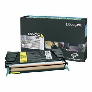 LEXMARK Toner Rckgabekassette C5340YX, original, gelb, 7.000 Seiten