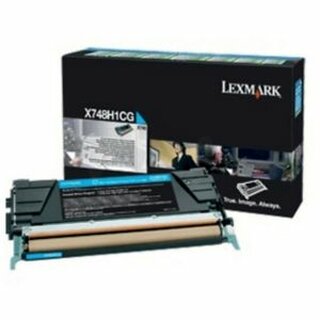 Toner Lexmark X748H3CG, Reichweite 10.000 Seiten, Projekt, cyan