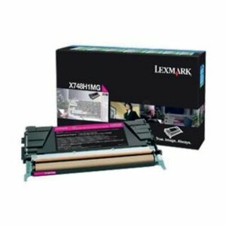 Toner Lexmark X748H3MG, Reichweite 10.000 Seiten, Projekt, magenta