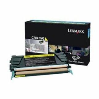 Toner Lexmark C748H3YG, Reichweite 10.000 Seiten, Projekt, gelb