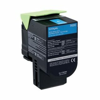 Rckgabetoner Lexmark 70C20C0, Reichweite: 1.000 Seiten, cyan