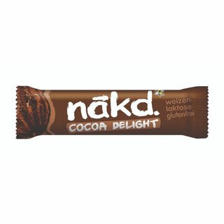 Nakd Fruchtsnack Cocoa Delight 75505, 18 Stck