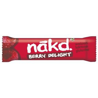 Nakd Fruchtsnack 75501, Berry Delight, 18 Stck