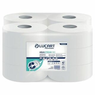 Lucart Aqua Mini Jumbo Rolle, 150m, 12 Stck