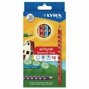 Farbstift Lyra 3811100 Groove, farbig sortiert, Etui mit...