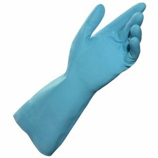 Chemikalienschutzhandschuhe Mapa Vital 117, Latex, Gre 10, hellblau, 1 Paar