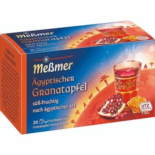 Tee Memer gyptischer Granatapfel, 20 Stck