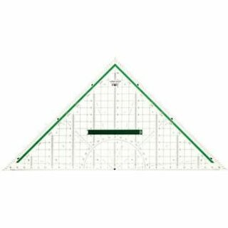 Geodreieck M+R 23320000, Hypotenusenlnge: 320mm, mit Griff, transparent