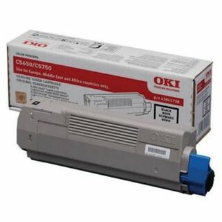 Oki 43865708 Toner, 8000 Seiten, schwarz