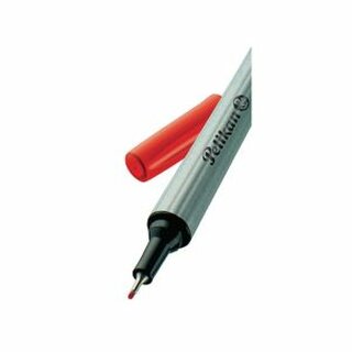 Fineliner Pelikan 96, Strichstrke: 0,4mm, rot